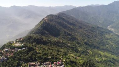 Hindistan 'da Sikkim eyaleti gökyüzünden görüldü.