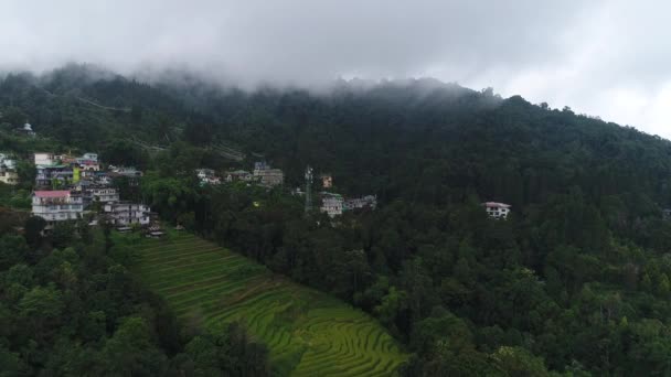 Monastère Rumtek Sikkim Inde Vue Ciel — Video