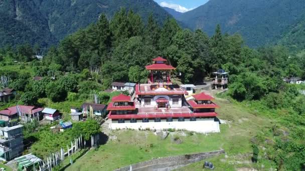 Village Yuksom Dans État Sikkim Inde Ciel — Video