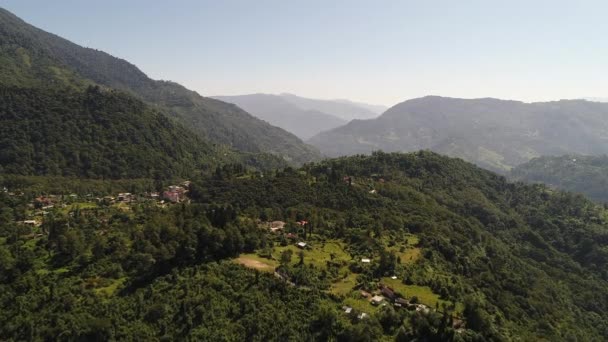 Village Yuksom Dans État Sikkim Inde Ciel — Video