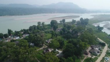 Hindistan 'ın Haridwar eyaleti Uttarakhand gökyüzünden görüldü