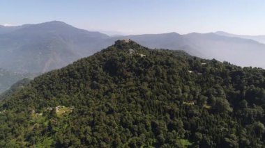 Hindistanda Sikkim 'de gökyüzünden