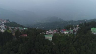 Hindistanda Sikkim 'de gökyüzünden