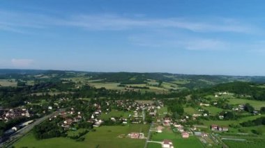 Fransa 'nın Siorac-en-Perigord köyü gökyüzünden görüldü