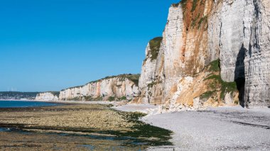 Fransa 'nın Normandiya' daki Yport plajı