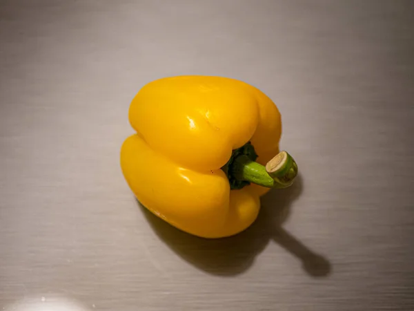 Fresh and organic yellow pepper