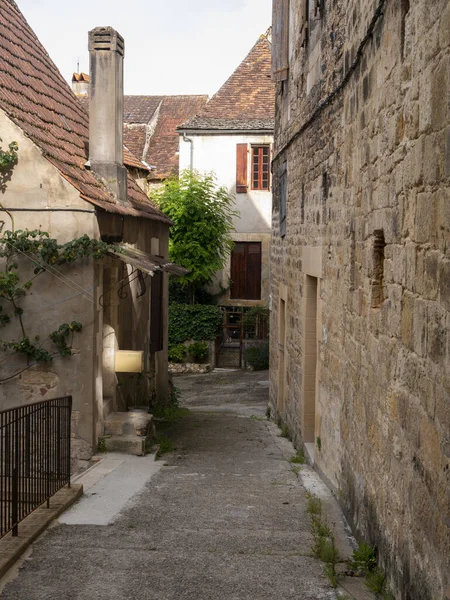 Vila Saint Cyprien Perigord Preto França — Fotografia de Stock