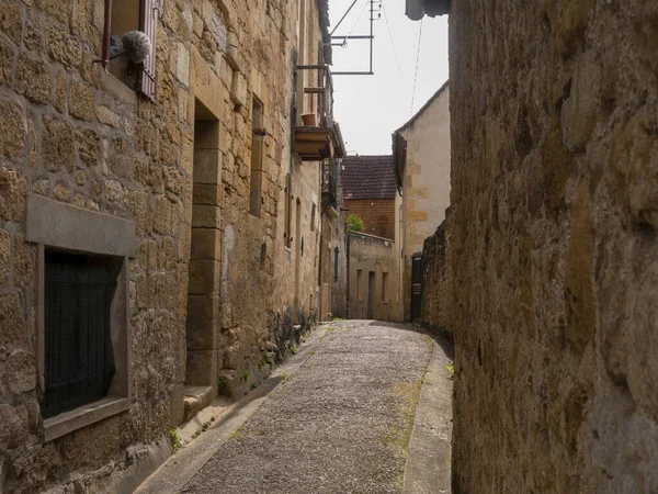 Saint-Cyprien Köyü, Fransa 'da Siyah Perigord' da.