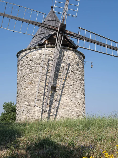 Windmill Heart Luberon Regional Natural Park France — Stock Photo, Image