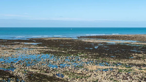 Fransa 'nın Normandiya' daki Yport plajı