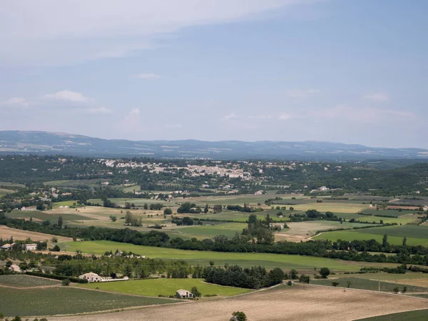 stock image Provence in France seen from the sky