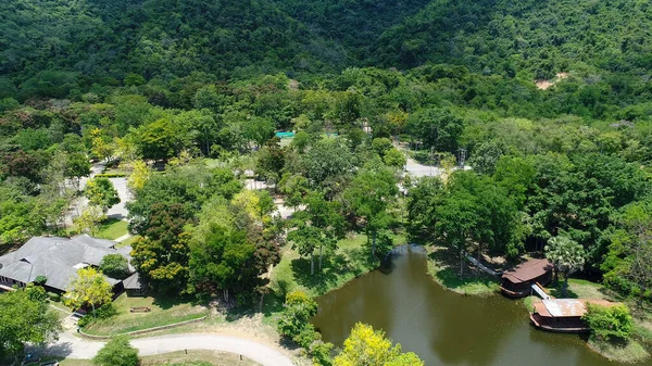 Kaeng Krachan National Park in Thailand from the sky