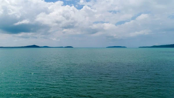 空から見たカンボジア シアヌークビル周辺の風景 — ストック写真