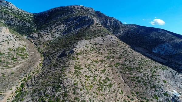 Isla Sifnos Las Cícladas Grecia Vista Desde Cielo — Foto de Stock