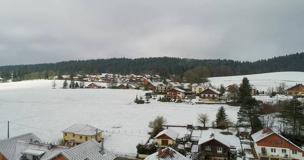 Dorf Saint Point Lac Doubs Frankreich — Stockfoto