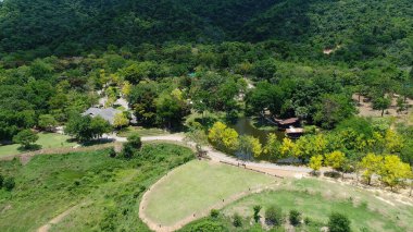Kaeng Krachan National Park in Thailand from the sky