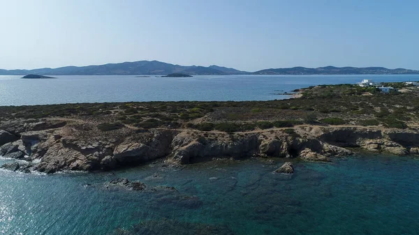 Der Strand Von Aliko Auf Der Insel Naxos Den Kykladen — Stockfoto