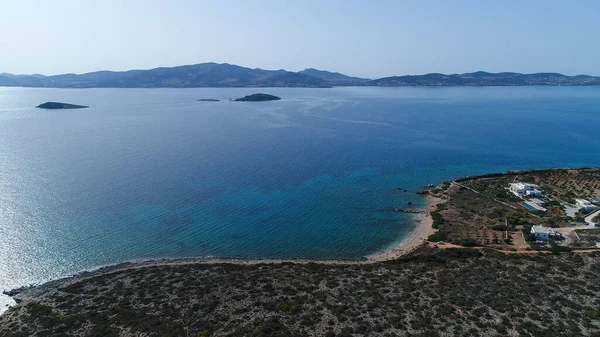 Пляж Алико Острове Наксос Кикладах Греции Видимый Неба — стоковое фото