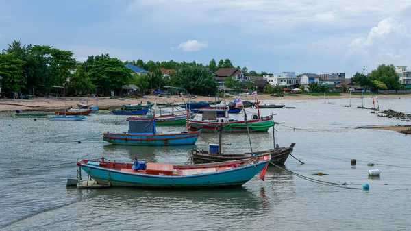 Pueblo Pesquero Playa Ban Kru Chang Phla Ban Chang Tailandia — Foto de Stock