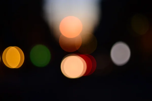 Şehir daire ışıklar bokeh arka plan akşam soyut