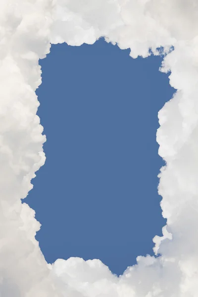 Рамка из облака. Абстрактный фон . — стоковое фото