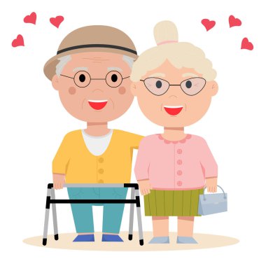 Son sınıflar birbirlerine aşıklar. Büyükbaba ve büyükanne..