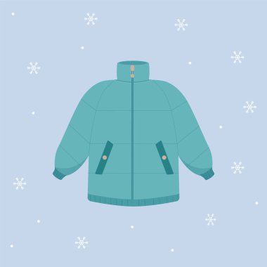 Kışlık. Sıcak ceket, kışlık kıyafet..