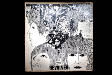 Eskimiş Beatles Revolver Vinil Albüm Kapağının Ayrı Kapağı