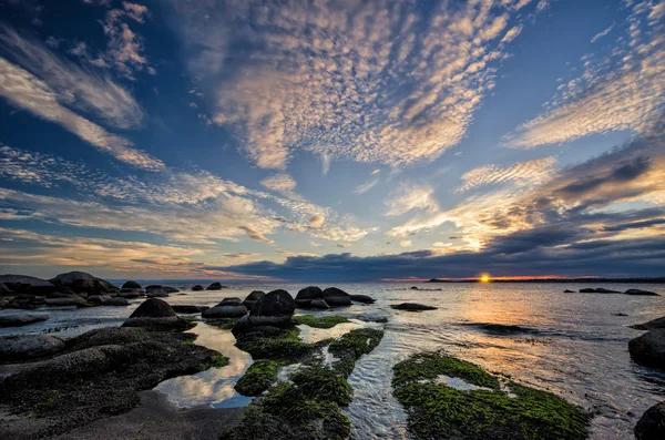 Sunrise in Burgas Bay — Stock Photo, Image