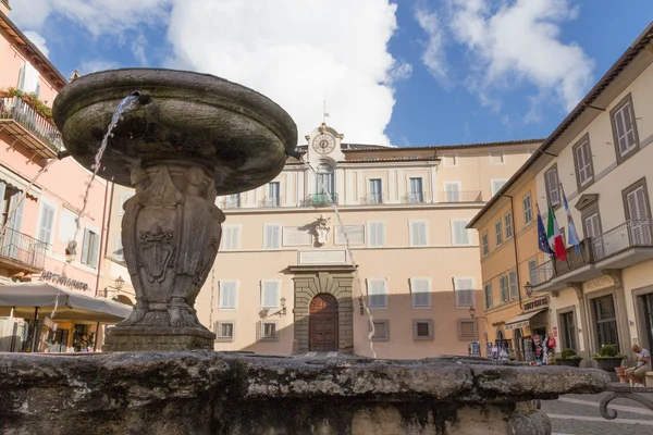 Fontana di Castel Gandolfo Foto Stock