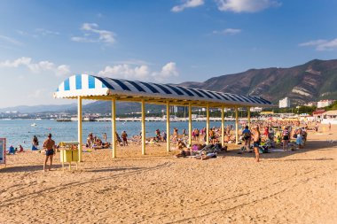 Gelendzhik şehir merkezi beach