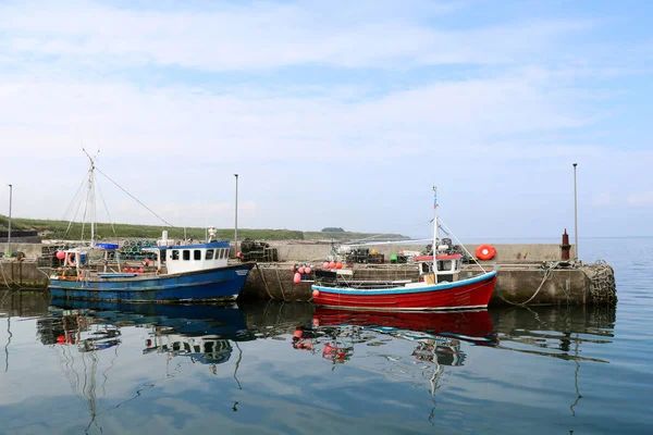 Fishing Vessels Small Harbour Northern Scotland — Stock Photo, Image