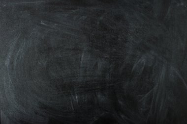 Boş siyah tebeşir tahtası yüzeyi