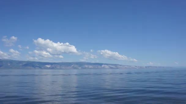 Lac, mer, croisière, été — Video