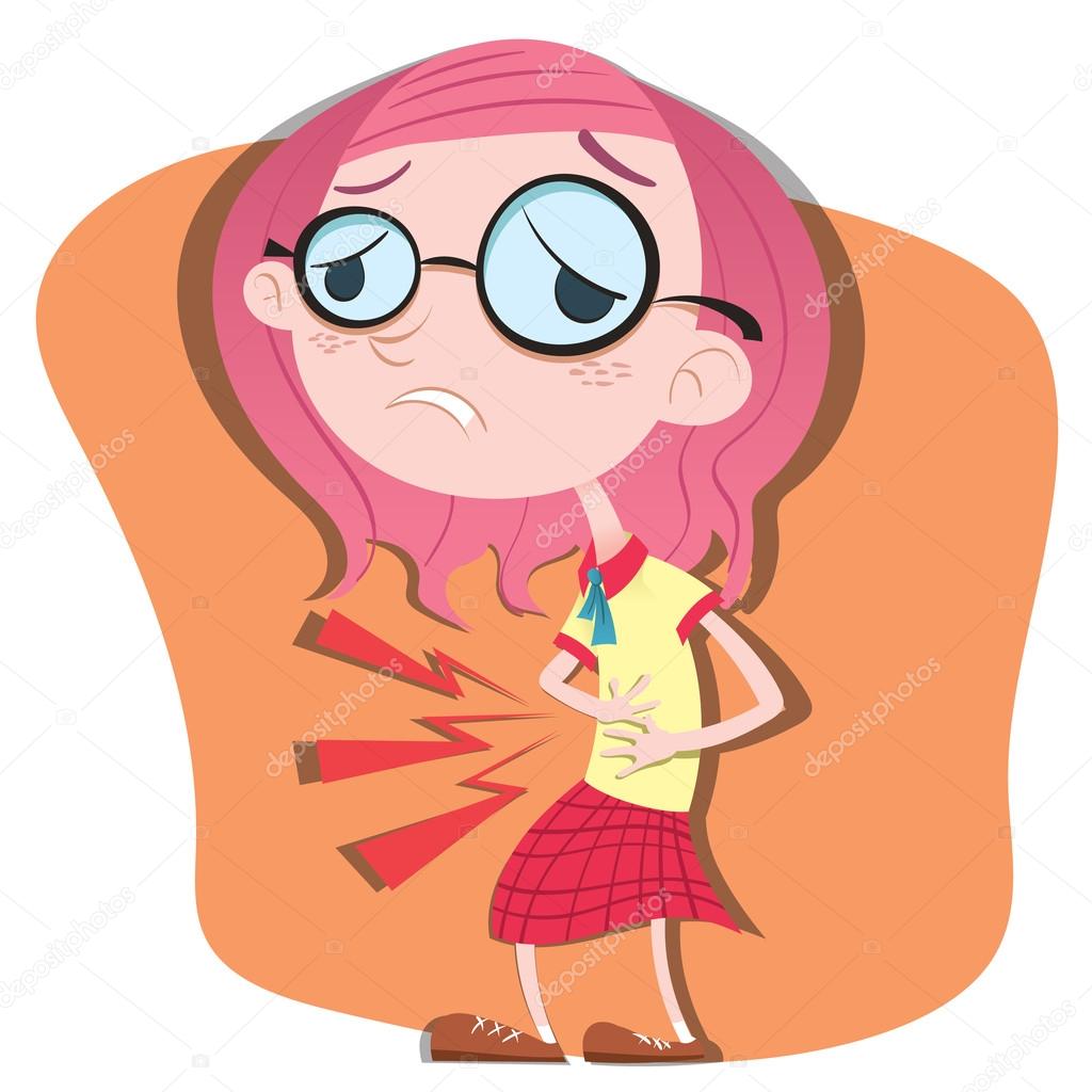 Sick cartoon girl Vector Art Stock Images | Depositphotos Sick cartoon girl Vector Art Stock Images | Depositphotos