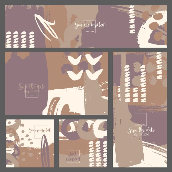 Mürekkep koleksiyonu beş davetiye sıçramak