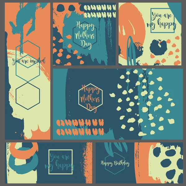 Mürekkep koleksiyonu altı davetiye sıçramak