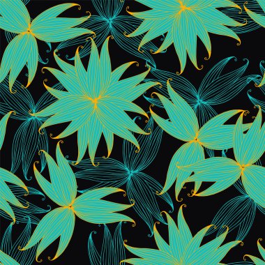 Zarif, çiçeksiz desen.