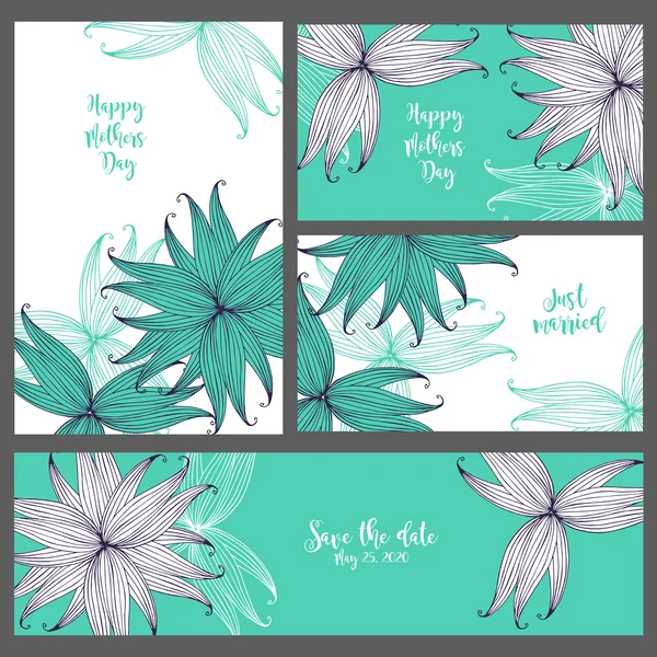 Düğün davetiyesi. Koleksiyon kartları