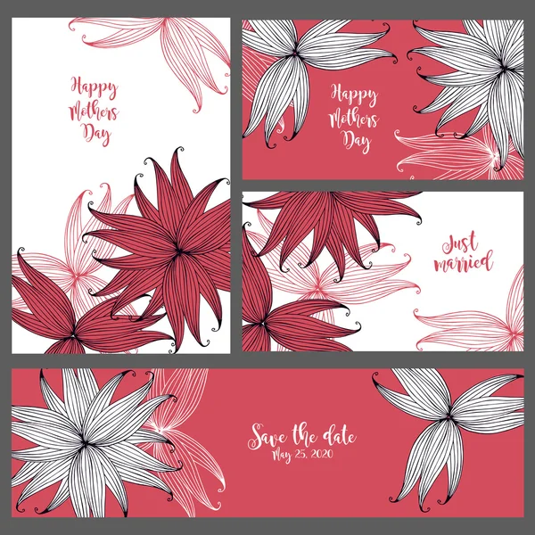 Düğün davetiyesi. Koleksiyon kartları