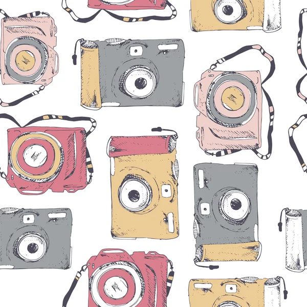 Color cameras. Seamless pattern