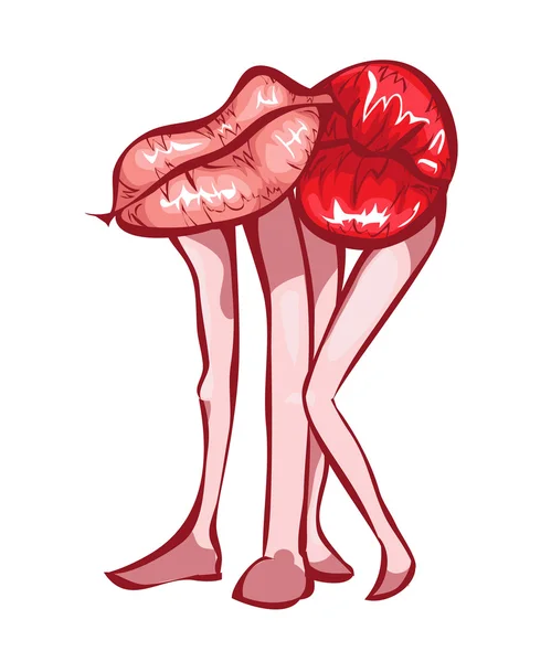 Inderin Schamlippen Cartoon Kuessen