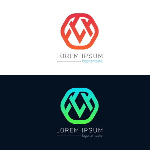 Empresa limpia logotipo letra elemento signo vector diseño — Vector de stock