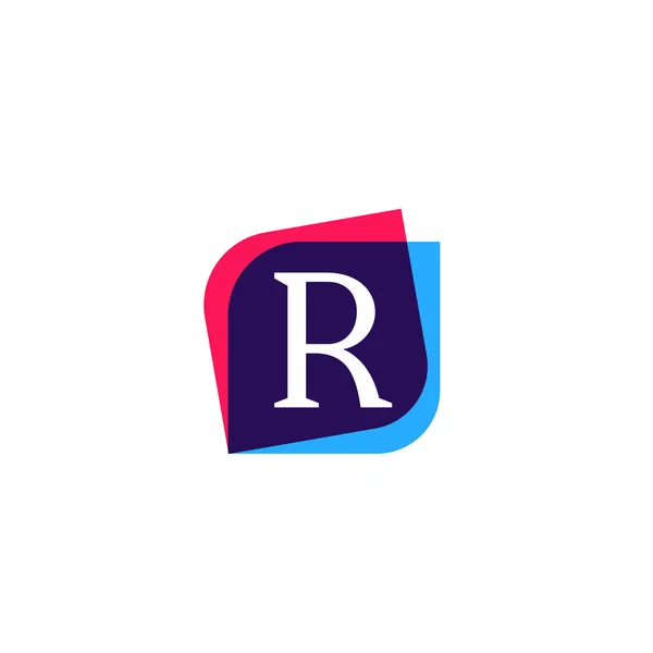 R signo de letra empresa símbolo vector diseño — Vector de stock