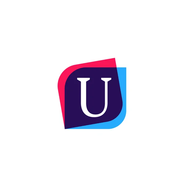 Σύμβολο γράμμα U εταιρεία σύμβολο διανυσματική σχεδίαση — Διανυσματικό Αρχείο