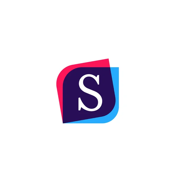 Znak litera S spółka symbol wektor wzór — Wektor stockowy