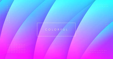 Sıvı şekilli vektör tasarımlı soyut bir arkaplan. Asgari poster. Fütürist zemin. Banner, İniş Sayfası, Web, Kapak, Broşür için Dinamik 3d bileşimi. 