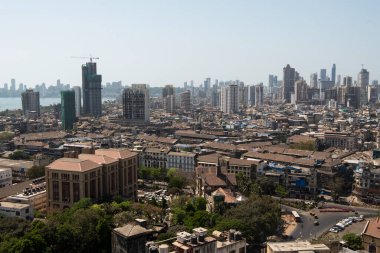 MUMBAI / INDIA - 21 Mart 2020: Crawford pazarı veya Mahatma Jyotiba Phule Mandai manzarası için general.