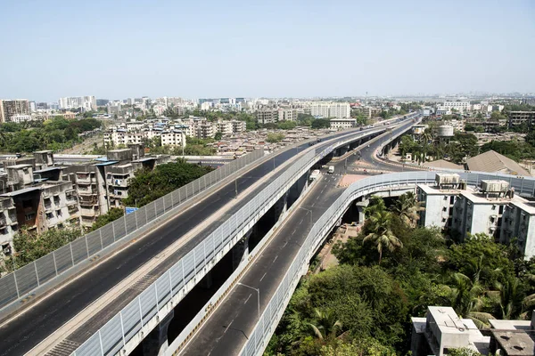 Mumbai India Mayo 2020 Visión General Paso Elevado Por Carretera — Foto de Stock