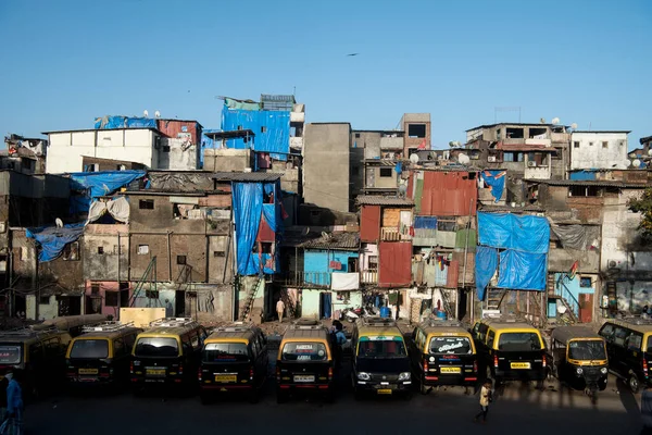 Mumbai India May 2020 General View Slum Building Behrampada Slums — Stock Photo, Image